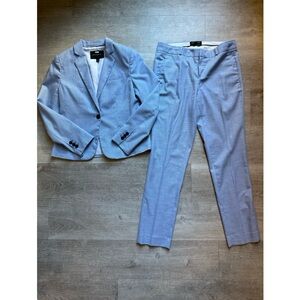 Banana Republic Factory Women’s 2 Piece Blue Suit Ryan Dress Pants Size 2/2P